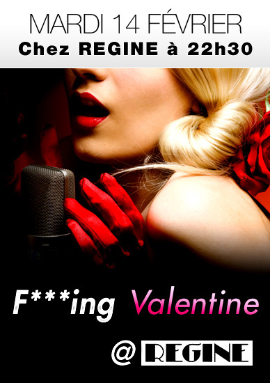 Meet my Valentine @ Regine le 14/02